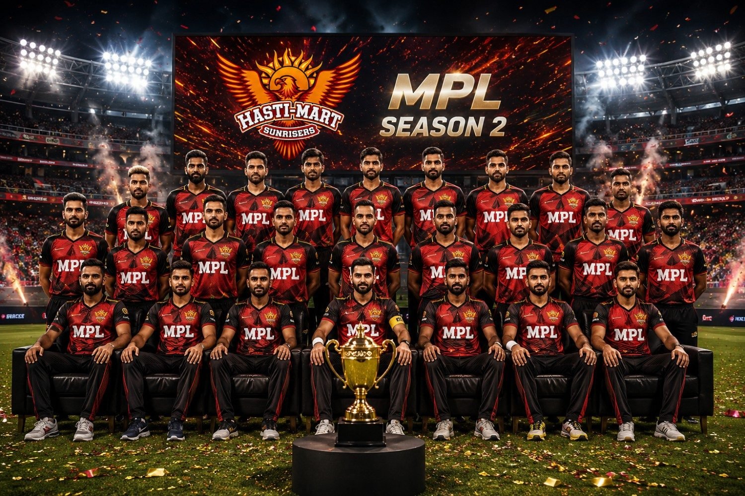 HASTI -MART SUNRISERS squad