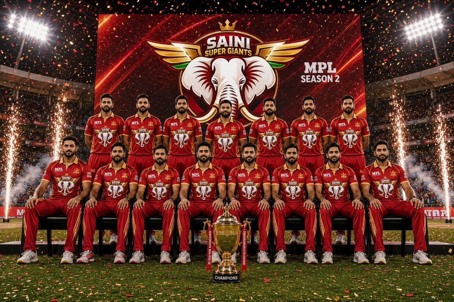 Saini Super Giants squad
